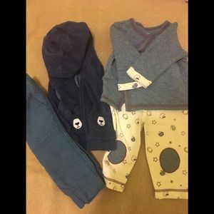 Lot of baby clothing and snow suit never worn....